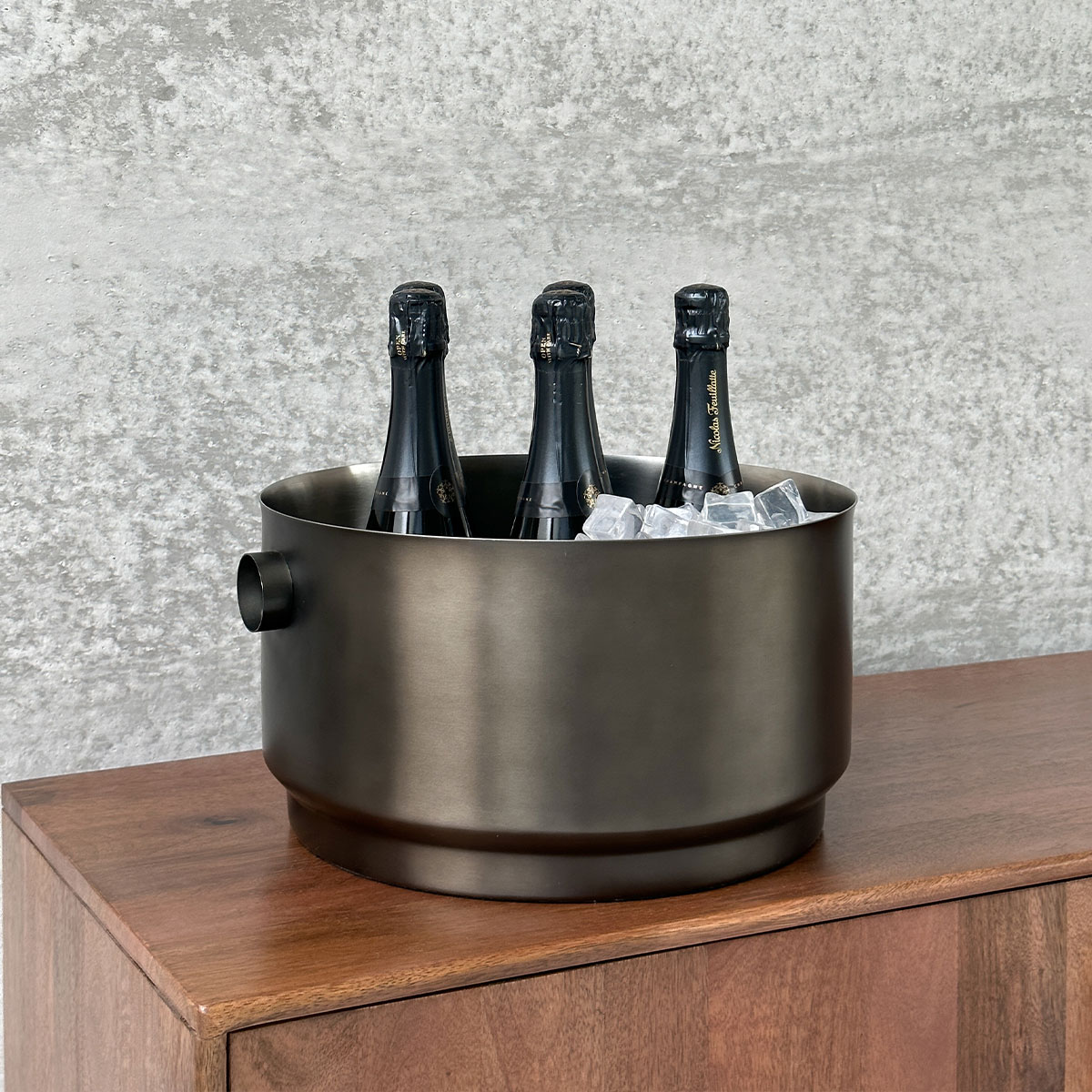 Partykübel - Weinkühler - Champagnerkühler  RONDO schwarz Partykübel - Weinkühler - Champagnerkühler  RONDO schwarz