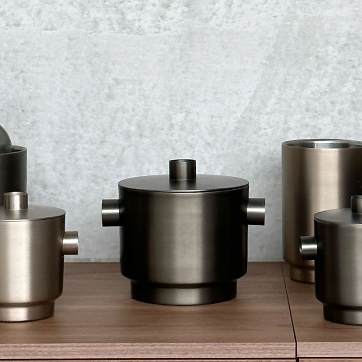 Eiswürfelbehälter RONDO schwarz Eiswürfelbehälter RONDO schwarz