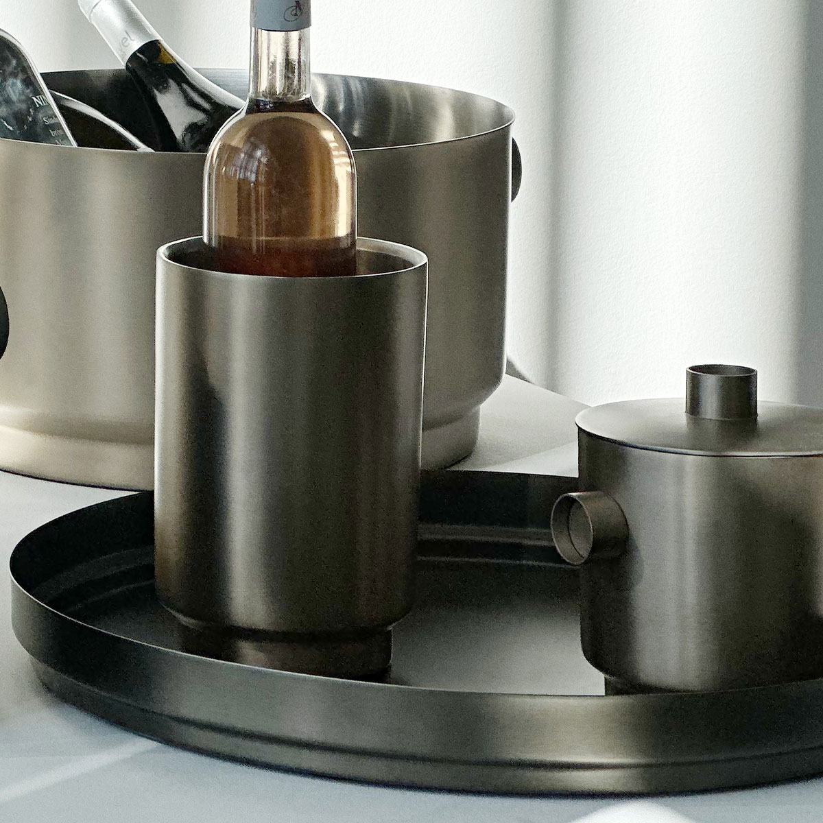 Tablett RONDO schwarz Tablett RONDO schwarz