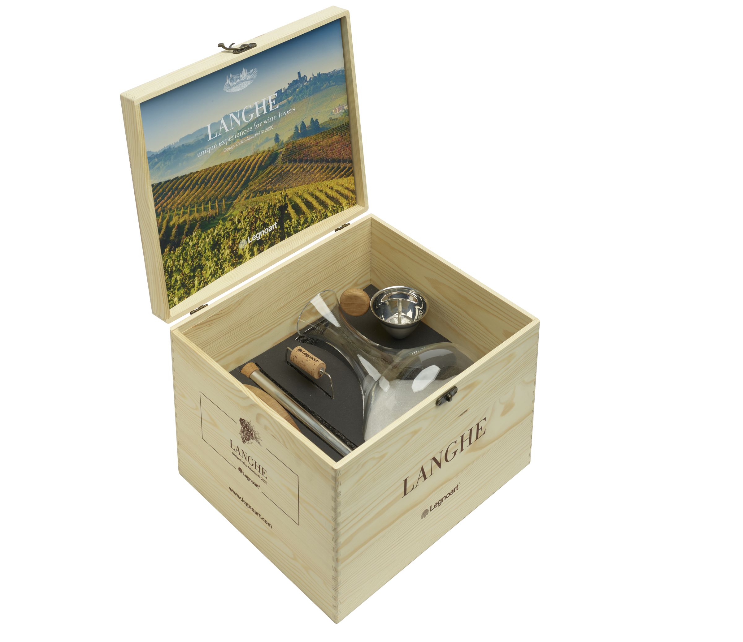 Dekanter-Set komplett „Langhe“ Dekanter-Set komplett „Langhe“