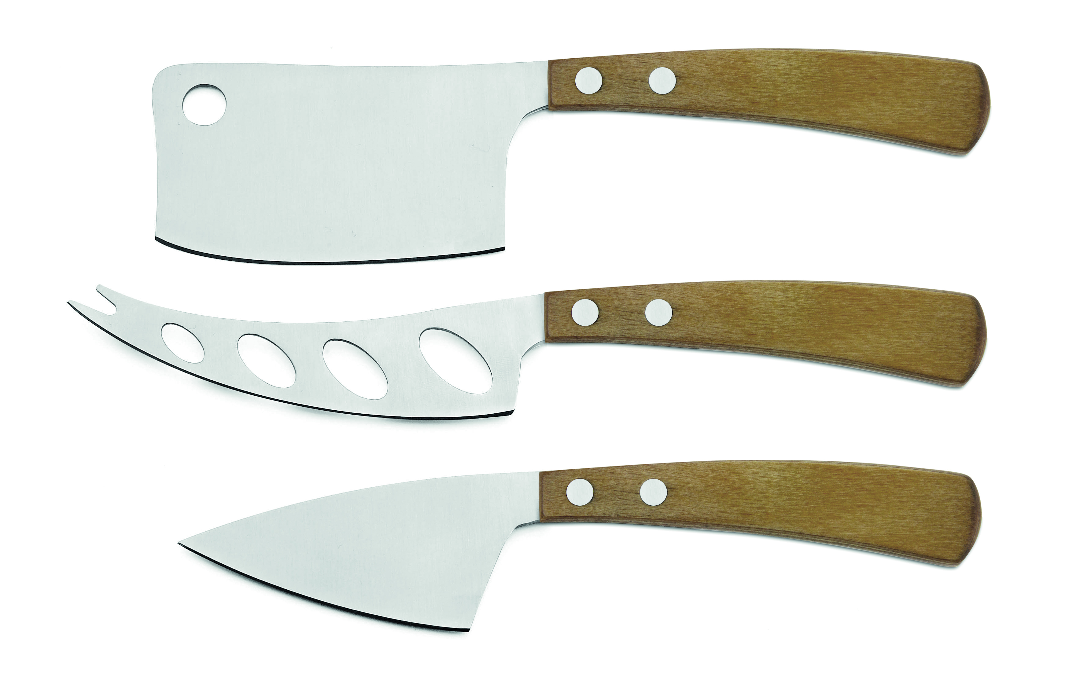Käsemesser Set für Hartkäse, Weichkäse, halbharten Käse , Griff hell Käsemesser Set für Hartkäse, Weichkäse, halbharten Käse , Griff hell