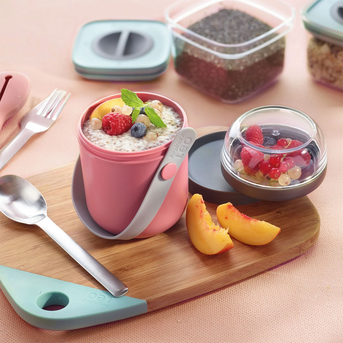 Lunchbox zweiteilig, 0,47 L + 0,8 L   Lunchbox zweiteilig, 0,47 L + 0,8 L