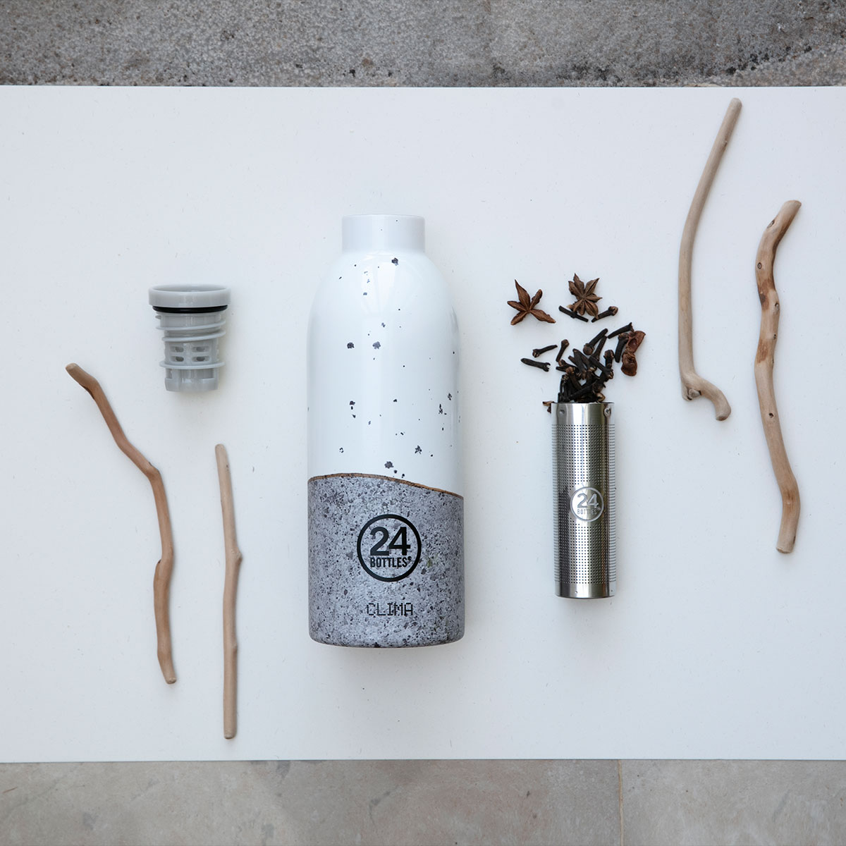 Trinkflasche - Clima -  Infuser mit Teesieb - 500 - Wabi Trinkflasche - Clima -  Infuser mit Teesieb - 500 - Wabi