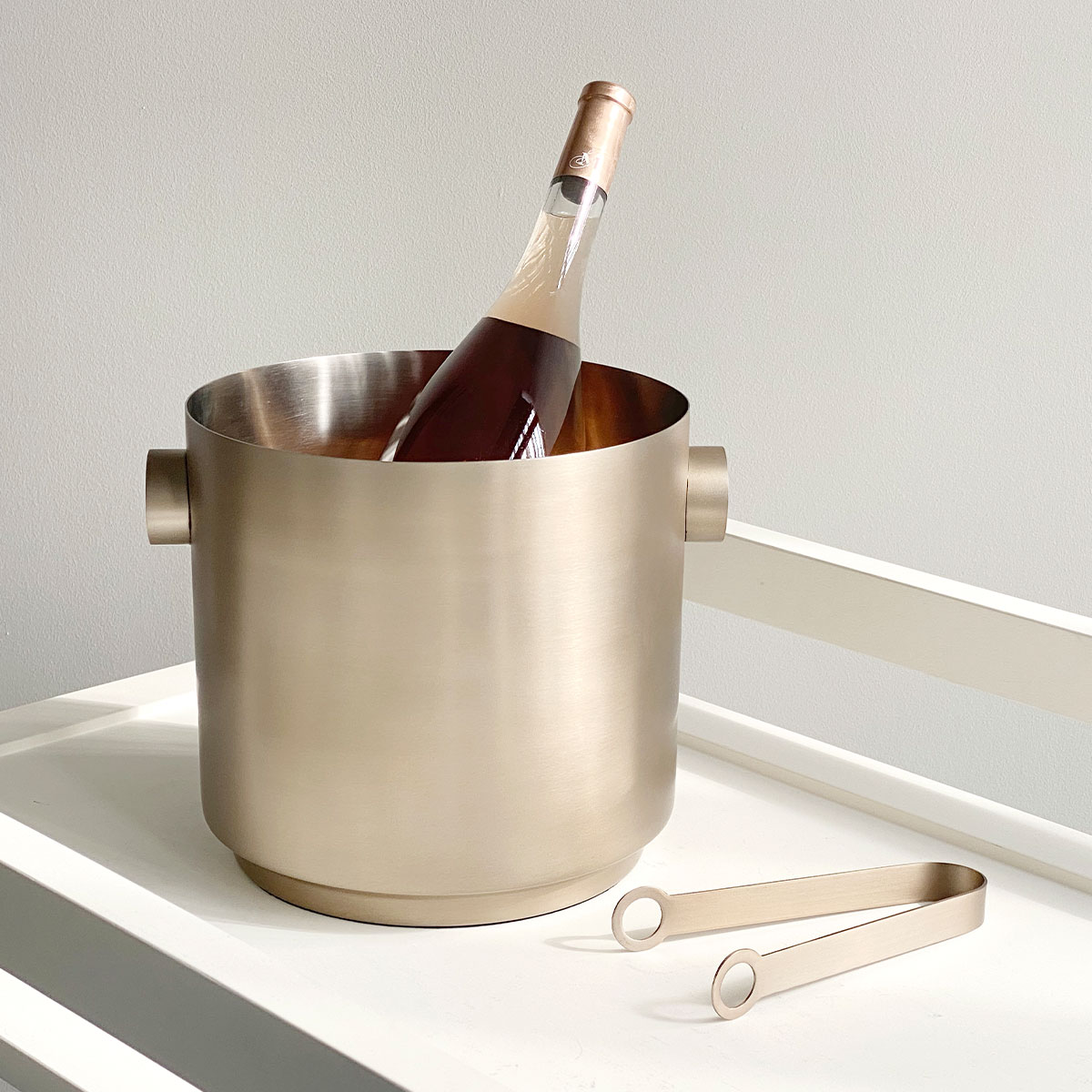 Weinkühler - Champagnerkühler -RONDO kupfer Weinkühler - Champagnerkühler -RONDO kupfer